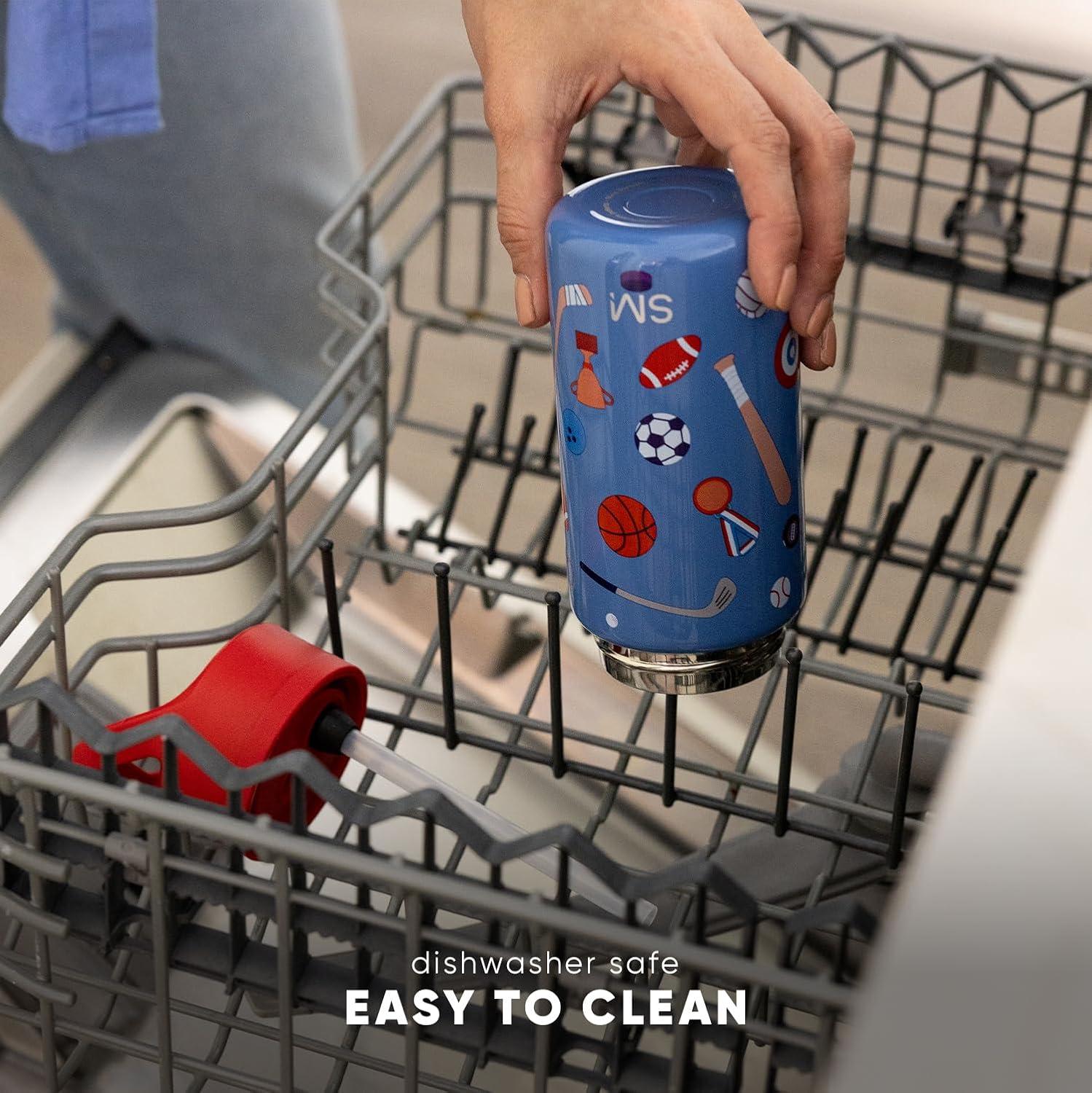 imageSimple Modern Kids Summit Water Bottle with Straw Lid  Blippi 14oz Stainless Steel Cup Insulated Tumbler for Toddlers School  Blippi SpaceSesame Street Elmo Says