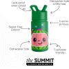 imageSimple Modern Kids Summit Water Bottle with Straw Lid  Blippi 14oz Stainless Steel Cup Insulated Tumbler for Toddlers School  Blippi SpaceCoComelon Watermelon