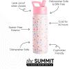 imageSimple Modern Kids Summit Water Bottle with Straw Lid  Blippi 14oz Stainless Steel Cup Insulated Tumbler for Toddlers School  Blippi SpaceConfetti