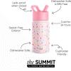 imageSimple Modern Kids Summit Water Bottle with Straw Lid  Blippi 14oz Stainless Steel Cup Insulated Tumbler for Toddlers School  Blippi SpaceConfetti