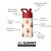 imageSimple Modern Kids Summit Water Bottle with Straw Lid  Blippi 14oz Stainless Steel Cup Insulated Tumbler for Toddlers School  Blippi SpaceDaniel Tiger Dances