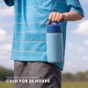 imageSimple Modern Kids Summit Water Bottle with Straw Lid  Blippi 14oz Stainless Steel Cup Insulated Tumbler for Toddlers School  Blippi SpaceDinosaur Roar