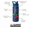 imageSimple Modern Kids Summit Water Bottle with Straw Lid  Blippi 14oz Stainless Steel Cup Insulated Tumbler for Toddlers School  Blippi SpaceMonster Truck Rally