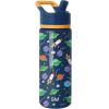 imageSimple Modern Kids Summit Water Bottle with Straw Lid  Blippi 14oz Stainless Steel Cup Insulated Tumbler for Toddlers School  Blippi SpaceOuter Space