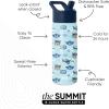 imageSimple Modern Kids Summit Water Bottle with Straw Lid  Blippi 14oz Stainless Steel Cup Insulated Tumbler for Toddlers School  Blippi SpacePaw Patrol Helicopter Chase