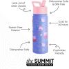imageSimple Modern Kids Summit Water Bottle with Straw Lid  Blippi 14oz Stainless Steel Cup Insulated Tumbler for Toddlers School  Blippi SpacePeppa Pig Bubbles