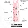 imageSimple Modern Kids Summit Water Bottle with Straw Lid  Blippi 14oz Stainless Steel Cup Insulated Tumbler for Toddlers School  Blippi SpacePink Ballerina