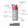 imageSimple Modern Kids Summit Water Bottle with Straw Lid  Blippi 14oz Stainless Steel Cup Insulated Tumbler for Toddlers School  Blippi SpaceRad Dino