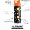 imageSimple Modern Kids Summit Water Bottle with Straw Lid  Blippi 14oz Stainless Steel Cup Insulated Tumbler for Toddlers School  Blippi SpaceSolar System