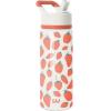 imageSimple Modern Kids Summit Water Bottle with Straw Lid  Blippi 14oz Stainless Steel Cup Insulated Tumbler for Toddlers School  Blippi SpaceStrawberries on Cream