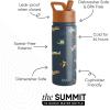 imageSimple Modern Kids Summit Water Bottle with Straw Lid  Blippi 14oz Stainless Steel Cup Insulated Tumbler for Toddlers School  Blippi SpaceWheels Up