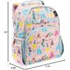 imageSimple Modern Medium Blippi Toddler Backpack for School Girls and Boys  Kindergarten Elementary Kids Backpack  Fletcher Collection  Kids  15quot tall  Blippi SpaceDisney Princess Rainbows