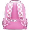 imageSimple Modern Medium Blippi Toddler Backpack for School Girls and Boys  Kindergarten Elementary Kids Backpack  Fletcher Collection  Kids  15quot tall  Blippi SpaceBarbie Checkmate