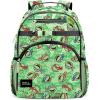 imageSimple Modern Medium Blippi Toddler Backpack for School Girls and Boys  Kindergarten Elementary Kids Backpack  Fletcher Collection  Kids  15quot tall  Blippi SpaceTmnt Mutant Ooze
