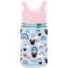 imageSimple Modern Blippi Kids Water Bottle Plastic BPAFree Tritan Cup with Leak Proof Straw Lid  Reusable and Durable for Toddlers Boys  Summit Collection  12oz Blippi SpaceDisneyMinnie Mouse Rainbow