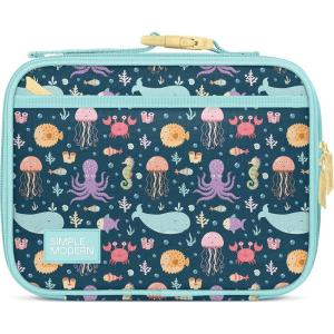 imageSimple Modern Blippi Kids Lunch Box for School  Reusable Insulated Lunch Bag for Toddler Girl and Boy  Meal Containers with Exterior ampamp Interior Pockets  Hadley Collection  Blippi SpaceUnder the Sea