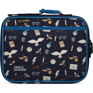 imageSimple Modern Blippi Kids Lunch Box for School  Reusable Insulated Lunch Bag for Toddler Girl and Boy  Meal Containers with Exterior ampamp Interior Pockets  Hadley Collection  Blippi SpaceHarry Potter Magical Mashup