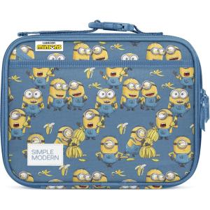 imageSimple Modern Blippi Kids Lunch Box for School  Reusable Insulated Lunch Bag for Toddler Girl and Boy  Meal Containers with Exterior ampamp Interior Pockets  Hadley Collection  Blippi SpaceMinions Unite