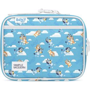 imageSimple Modern Blippi Kids Lunch Box for School  Reusable Insulated Lunch Bag for Toddler Girl and Boy  Meal Containers with Exterior ampamp Interior Pockets  Hadley Collection  Blippi SpaceBluey Bluey Sky
