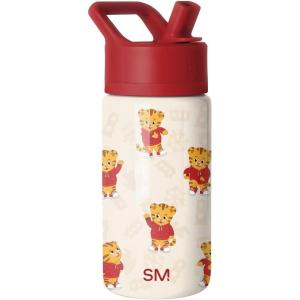 imageSimple Modern Kids Summit Water Bottle with Straw Lid  Blippi 14oz Stainless Steel Cup Insulated Tumbler for Toddlers School  Blippi SpaceDaniel Tiger Dances