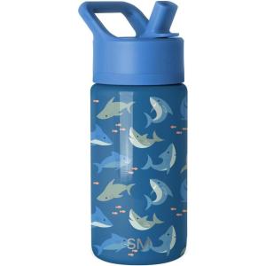 imageSimple Modern Kids Summit Water Bottle with Straw Lid  Blippi 14oz Stainless Steel Cup Insulated Tumbler for Toddlers School  Blippi SpaceShark Shiver