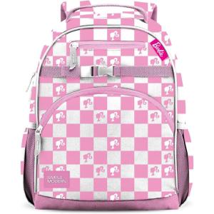 imageSimple Modern Medium Blippi Toddler Backpack for School Girls and Boys  Kindergarten Elementary Kids Backpack  Fletcher Collection  Kids  15quot tall  Blippi SpaceBarbie Checkmate