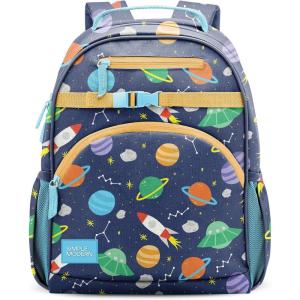 imageSimple Modern Medium Blippi Toddler Backpack for School Girls and Boys  Kindergarten Elementary Kids Backpack  Fletcher Collection  Kids  15quot tall  Blippi SpaceOuter Space