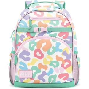 imageSimple Modern Medium Blippi Toddler Backpack for School Girls and Boys  Kindergarten Elementary Kids Backpack  Fletcher Collection  Kids  15quot tall  Blippi SpaceRainbow Leopard