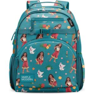 imageSimple Modern Medium Blippi Toddler Backpack for School Girls and Boys  Kindergarten Elementary Kids Backpack  Fletcher Collection  Kids  15quot tall  Blippi SpaceDisney Moana Oceana