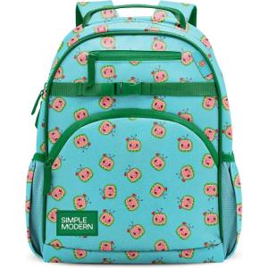 imageSimple Modern Medium Blippi Toddler Backpack for School Girls and Boys  Kindergarten Elementary Kids Backpack  Fletcher Collection  Kids  15quot tall  Blippi SpaceCocomelon Watermelons