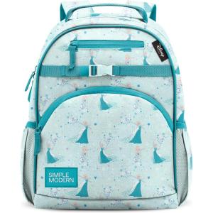 imageSimple Modern Medium Blippi Toddler Backpack for School Girls and Boys  Kindergarten Elementary Kids Backpack  Fletcher Collection  Kids  15quot tall  Blippi SpaceDisney Frozen Elsas Snowflake