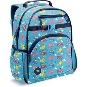 imageSimple Modern Medium Blippi Toddler Backpack for School Girls and Boys  Kindergarten Elementary Kids Backpack  Fletcher Collection  Kids  15quot tall  Blippi SpaceViacom Paw Patrol Adventures
