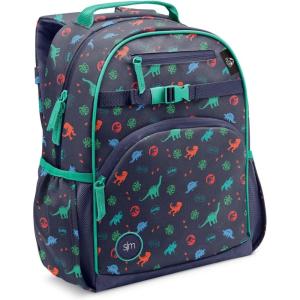 imageSimple Modern Medium Blippi Toddler Backpack for School Girls and Boys  Kindergarten Elementary Kids Backpack  Fletcher Collection  Kids  15quot tall  Blippi SpaceJurassic Dinosaur Roar