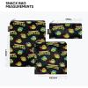 imageSimple Modern Disney Pixar Reusable Snack Bags for Kids Girls Boys  Food Safe BPA ampamp Phthalate Free Polyester Zip Pouches  Washable Sandwich Bag  Ellie Collection  3 pack  Pixar Mashup on BlueViacom TMNT Turtles Unite