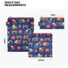 imageSimple Modern Disney Pixar Reusable Snack Bags for Kids Girls Boys  Food Safe BPA ampamp Phthalate Free Polyester Zip Pouches  Washable Sandwich Bag  Ellie Collection  3 pack  Pixar Mashup on BlueUnder Construction