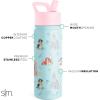 imageSimple Modern Kids Summit Water Bottle with Straw Lid  Disney Pixar Monsters Inc 18oz Stainless Steel Cup Insulated Tumbler for Boys Girls School  Dream TeamDisneyPrincesses Royal Beauty