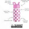 imageSimple Modern Kids Summit Water Bottle with Straw Lid  Disney Pixar Monsters Inc 18oz Stainless Steel Cup Insulated Tumbler for Boys Girls School  Dream TeamMattel Barbie Checkmate