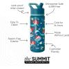 imageSimple Modern Kids Summit Water Bottle with Straw Lid  Disney Pixar Monsters Inc 18oz Stainless Steel Cup Insulated Tumbler for Boys Girls School  Dream TeamDisneyThe Little Mermaid Ariels Dream