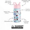 imageSimple Modern Kids Summit Water Bottle with Straw Lid  Disney Pixar Monsters Inc 18oz Stainless Steel Cup Insulated Tumbler for Boys Girls School  Dream TeamDisneyMinnie Mouse Rainbow