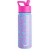 imageSimple Modern Kids Summit Water Bottle with Straw Lid  Disney Pixar Monsters Inc 18oz Stainless Steel Cup Insulated Tumbler for Boys Girls School  Dream TeamMattel Barbie Cursive