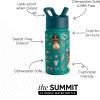 imageSimple Modern Kids Summit Water Bottle with Straw Lid  Disney Pixar Monsters Inc 18oz Stainless Steel Cup Insulated Tumbler for Boys Girls School  Dream TeamDisneyMoanas Village