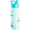 imageSimple Modern Kids Summit Water Bottle with Straw Lid  Disney Pixar Monsters Inc 18oz Stainless Steel Cup Insulated Tumbler for Boys Girls School  Dream TeamDisneyFrozen Elsas Snowflake