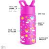 imageSimple Modern Kids Summit Water Bottle with Straw Lid  Disney Pixar Monsters Inc 18oz Stainless Steel Cup Insulated Tumbler for Boys Girls School  Dream TeamDisneyMinnie Doodle