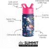 imageSimple Modern Kids Summit Water Bottle with Straw Lid  Disney Pixar Monsters Inc 18oz Stainless Steel Cup Insulated Tumbler for Boys Girls School  Dream TeamUnicorn Rainbows
