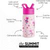 imageSimple Modern Kids Summit Water Bottle with Straw Lid  Disney Pixar Monsters Inc 18oz Stainless Steel Cup Insulated Tumbler for Boys Girls School  Dream TeamTrolls Poppy Mashup