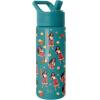imageSimple Modern Kids Summit Water Bottle with Straw Lid  Disney Pixar Monsters Inc 18oz Stainless Steel Cup Insulated Tumbler for Boys Girls School  Dream TeamDisneyMoana Oceana