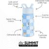 imageSimple Modern Kids Summit Water Bottle with Straw Lid  Disney Pixar Monsters Inc 18oz Stainless Steel Cup Insulated Tumbler for Boys Girls School  Dream TeamBluey Checkmate