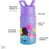 imageSimple Modern Kids Summit Water Bottle with Straw Lid  Disney Pixar Monsters Inc 18oz Stainless Steel Cup Insulated Tumbler for Boys Girls School  Dream TeamTrolls Sparkle