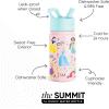 imageSimple Modern Kids Summit Water Bottle with Straw Lid  Disney Pixar Monsters Inc 18oz Stainless Steel Cup Insulated Tumbler for Boys Girls School  Dream TeamDisneyPrincess Rainbows