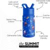 imageSimple Modern Kids Summit Water Bottle with Straw Lid  Disney Pixar Monsters Inc 18oz Stainless Steel Cup Insulated Tumbler for Boys Girls School  Dream TeamMarvelSpidey  Friends